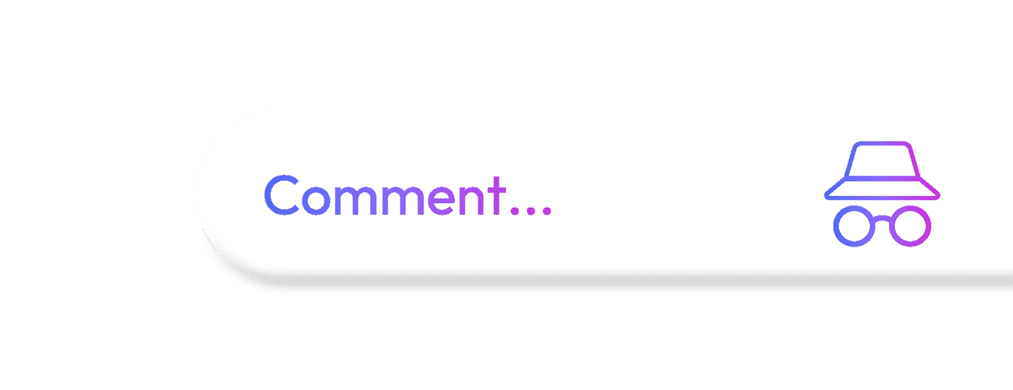 Anonymous posting feature